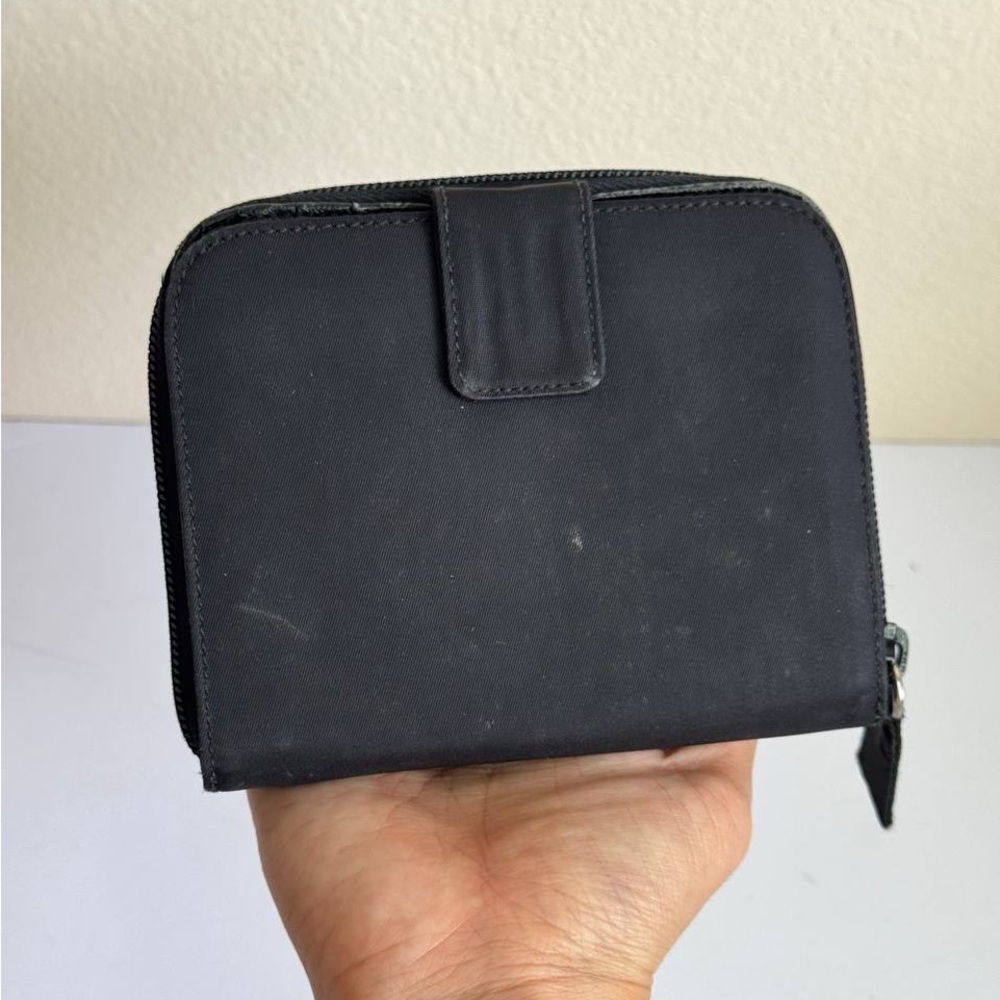 Prada Nylon Black Zip Around Wallet - Picture 4 of 12